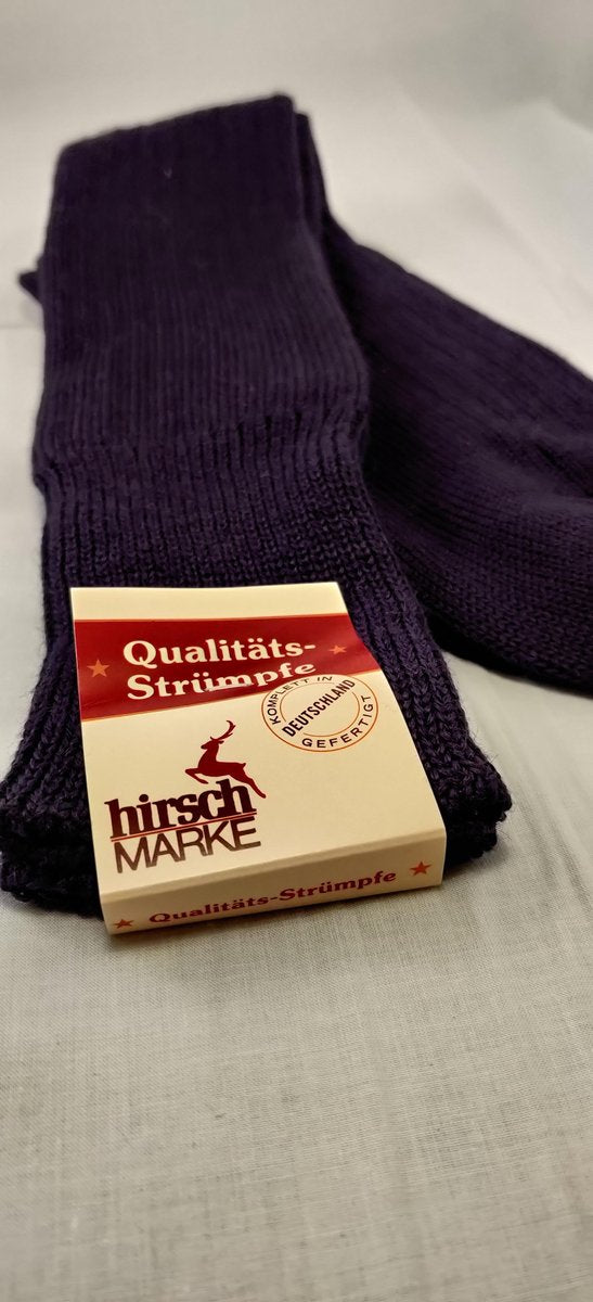 2-pack Bundeswehr kniekousen - blauw - maat 48 - 54% wol