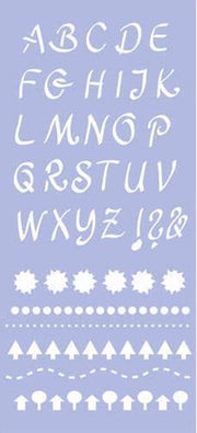 Marabu Lettersjabloon Stencil Alphabet 2