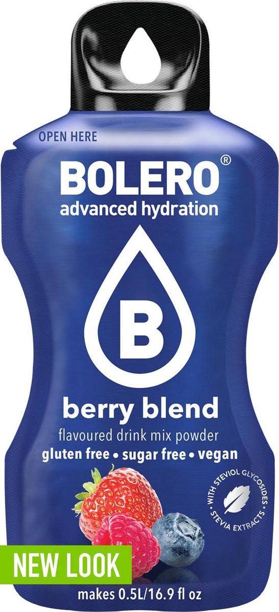 Suikervrije limonade sticks berry blend - 60 x 3g