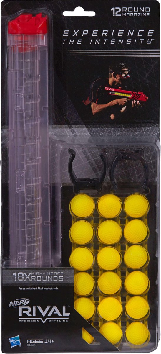 NERF Rival Magazijn + 18 balletjes