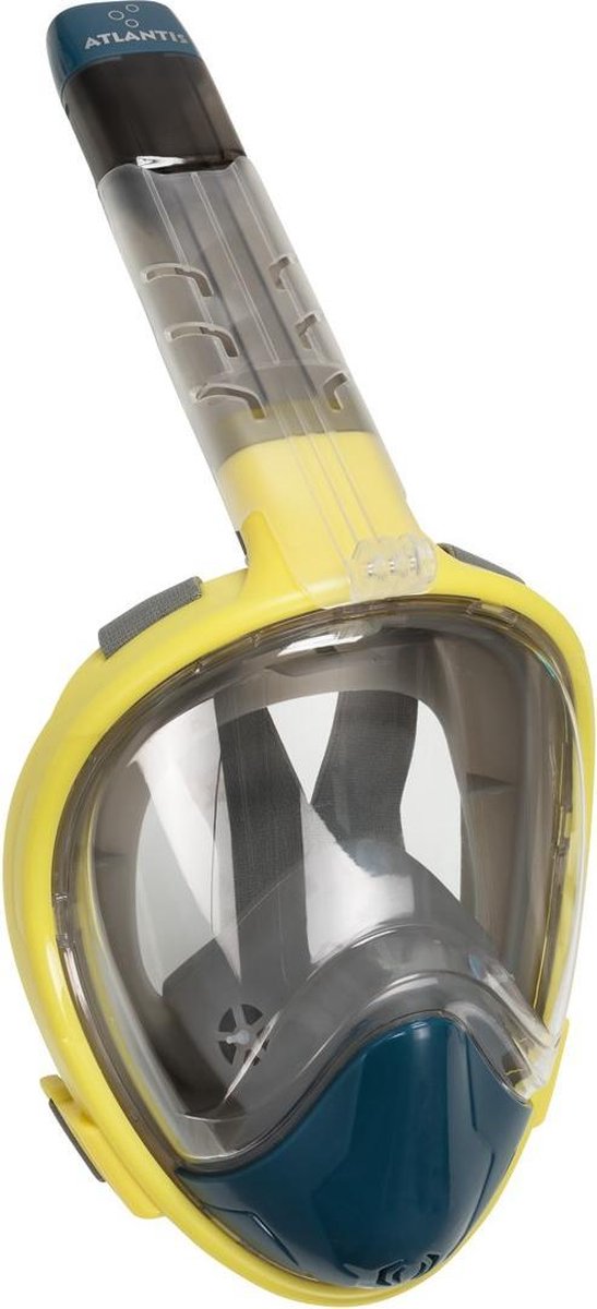 Atlantis Full Face Mask 3.0 - Snorkelmasker - Volwassenen - Geel - S/M
