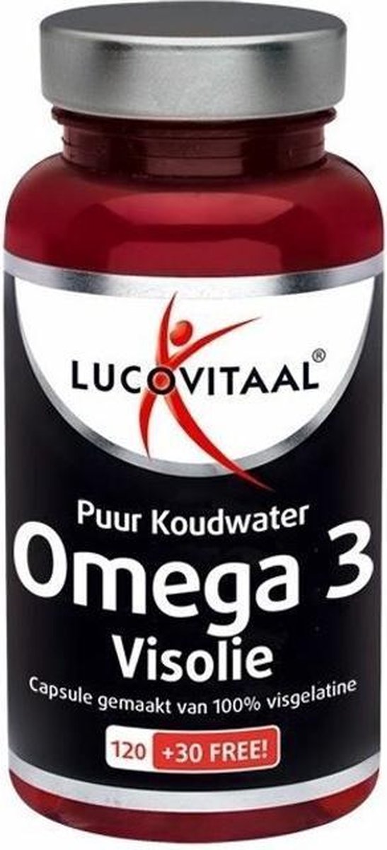 Lucovitaal Puur Koudwater Omega 3 Visolie Voedingssupplement - 150 capsules