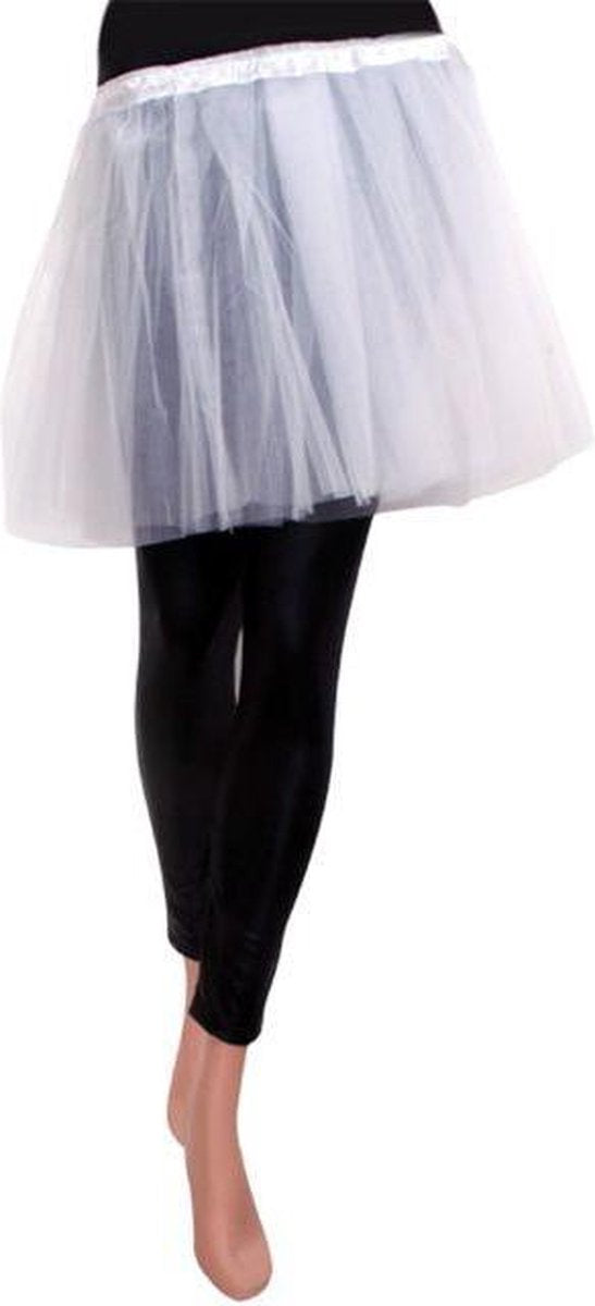 Tule rokje kinderen wit one size
