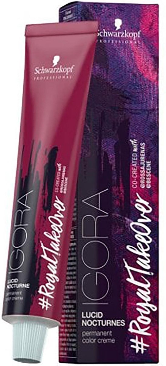 Schwarzkopf - Igora - #RoyalTakeOver - Lucid Nocturnes - 5-819 Light Brown Red Cendre Violet - 60 ml