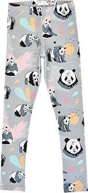 HEBE - legging - panda print - grijs - Maat 98/104