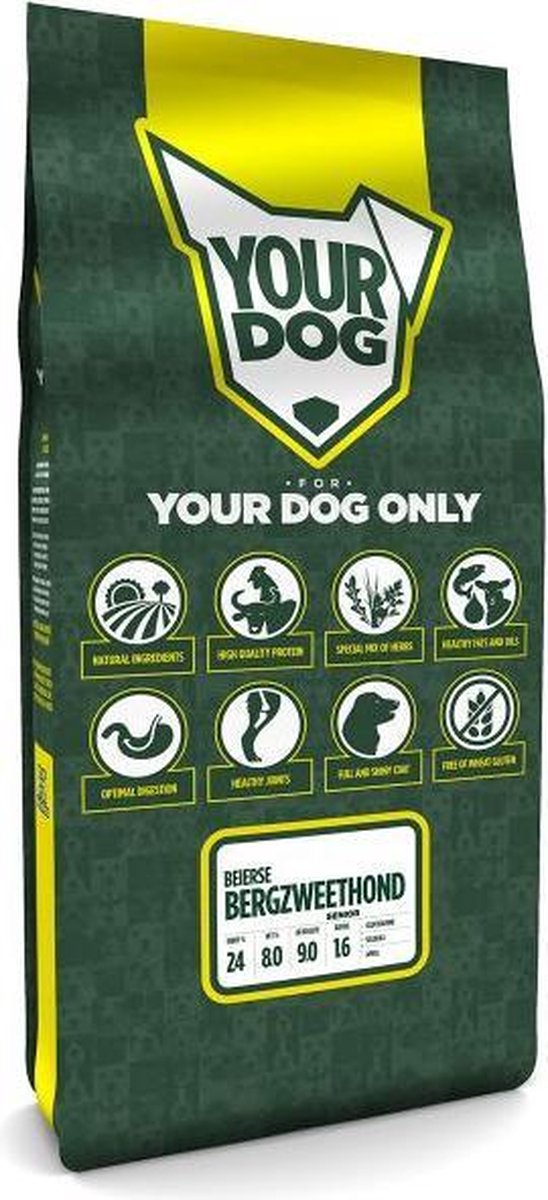 Senior 12 kg Yourdog beierse bergzweethond hondenvoer
