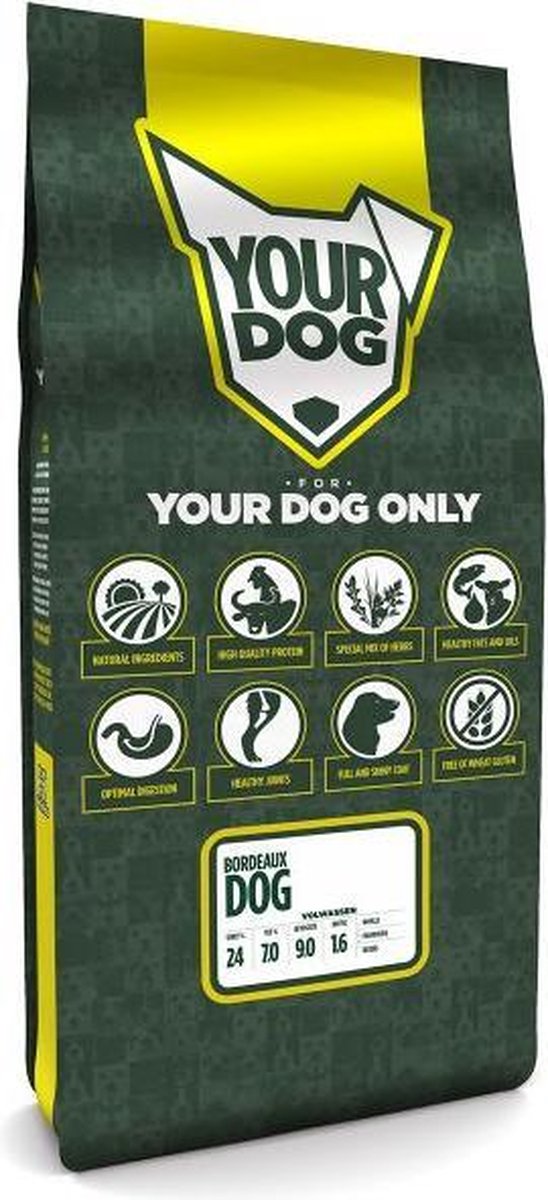 Volwassen 12 kg Yourdog bordeaux dog hondenvoer