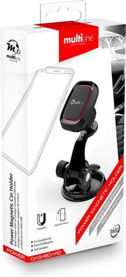 Multiline Power Magnetische Auto Houder - Dashboard - Zwart