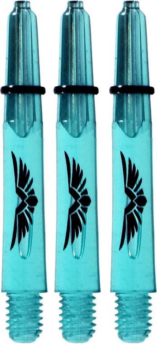 Shot Eagle Claw Dartshafts - Blauw - Short - (1 Set)