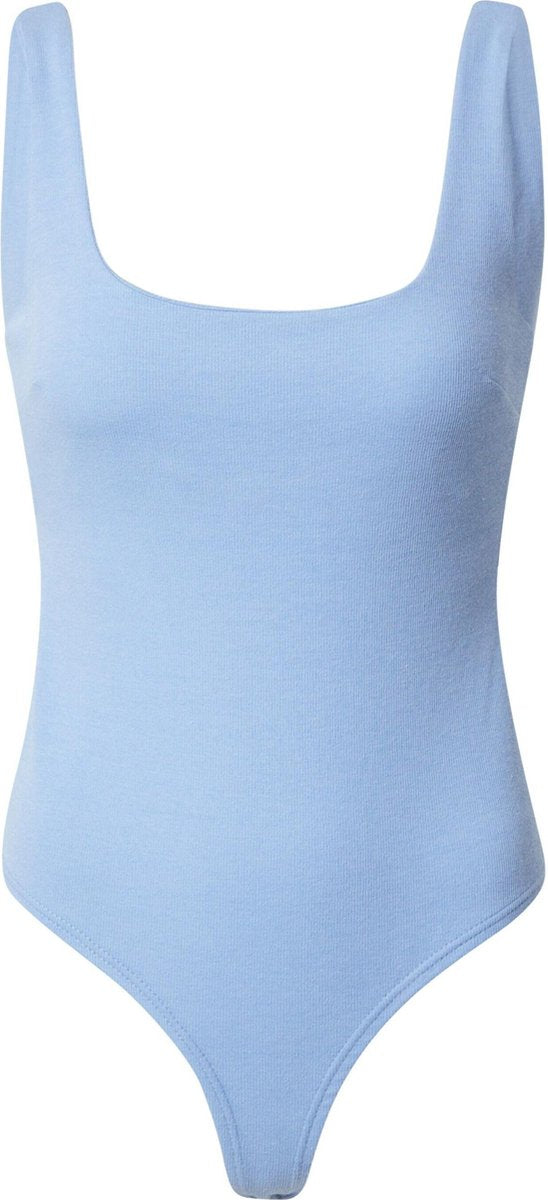 Glamorous shirt body Lichtblauw-8 (Xs)