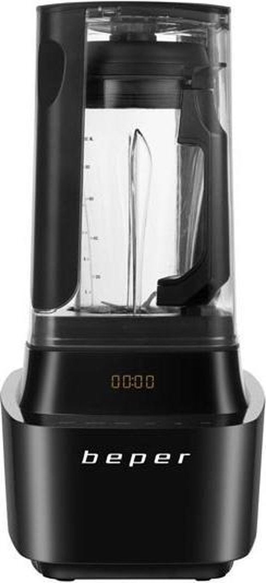 Beper BP.620 - Vacuum blender voor vers houden sappen en voedsel - inclusief een koffiemolen - Zwart