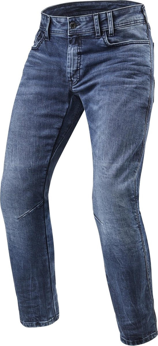 REV'IT! Detroit TF Classic Blue Used Motorcycle Jeans L32/W34