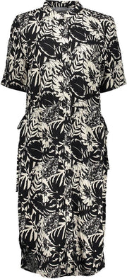 Geisha Jurk Bi-Color Straps zwart XXL