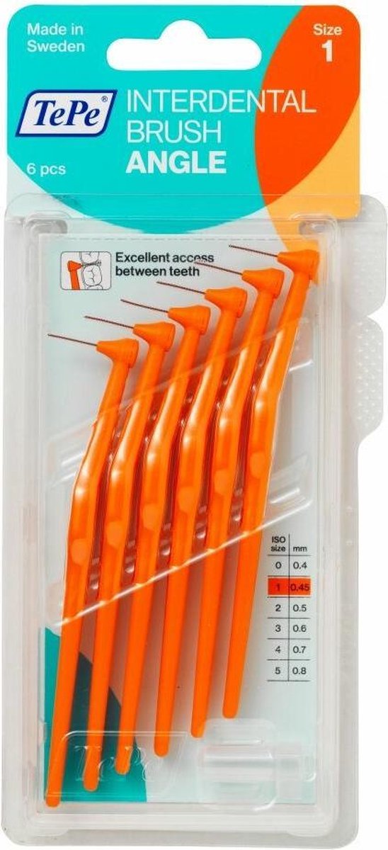 TePe Angle Oranje - 6 st - Rager