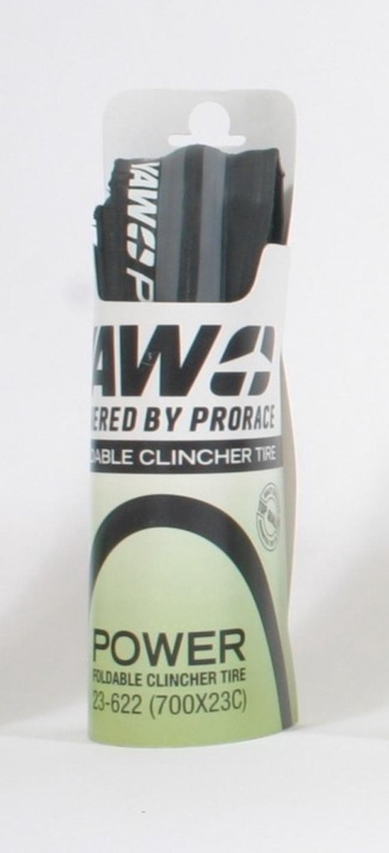 Yaw Power Prorace vouwband zwart grijs 700 x 23c racefiets buitenband fietsband