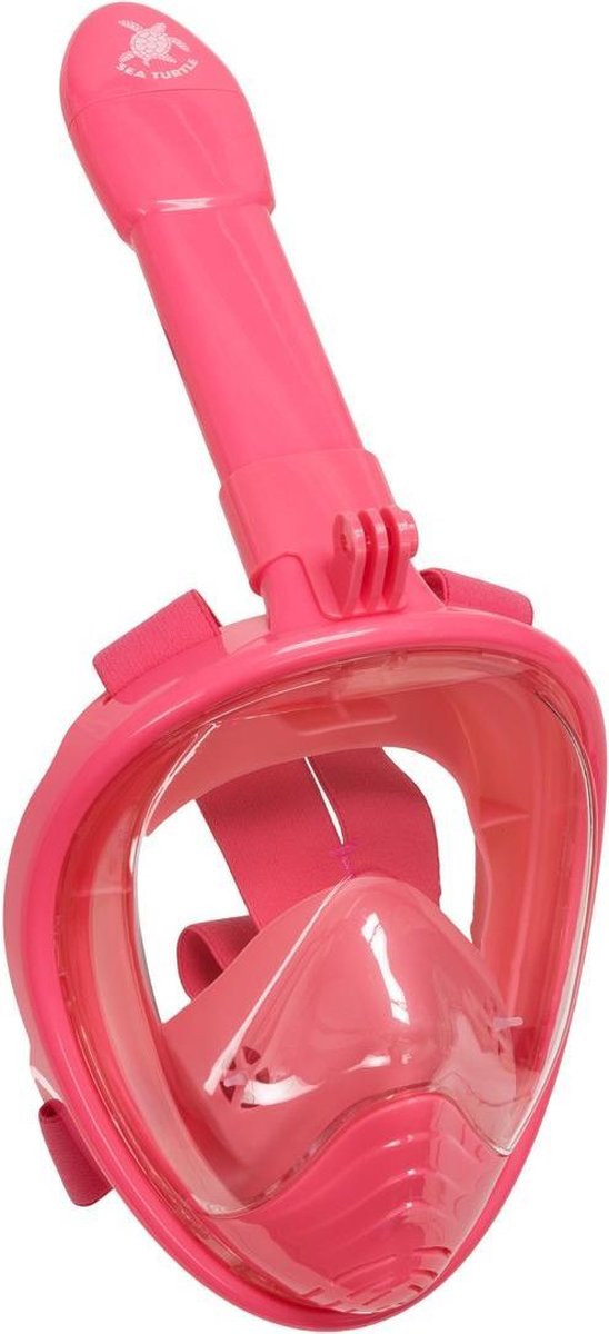 Sea Turtle Full Face Mask - Snorkelmasker - Kinderen - Roze - XS