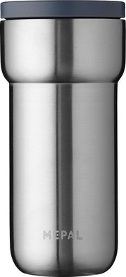 Mepal isoleerbeker Ellipse 375 ml – houdt je drankje 4 uur warm en 8 uur koud – Natural brushed – koffiebeker to go – lekdicht – thermosbeker