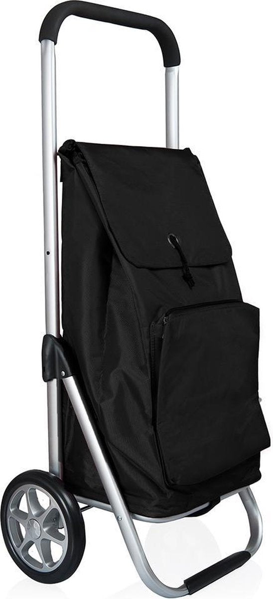 Bamex - Boodschappenwagen Denver - Zwart 48L