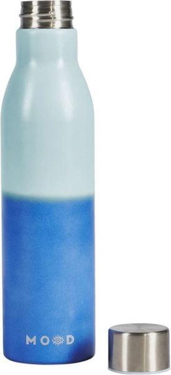 Yes Studio Waterfles Midnight 750 Ml Rvs Blauw