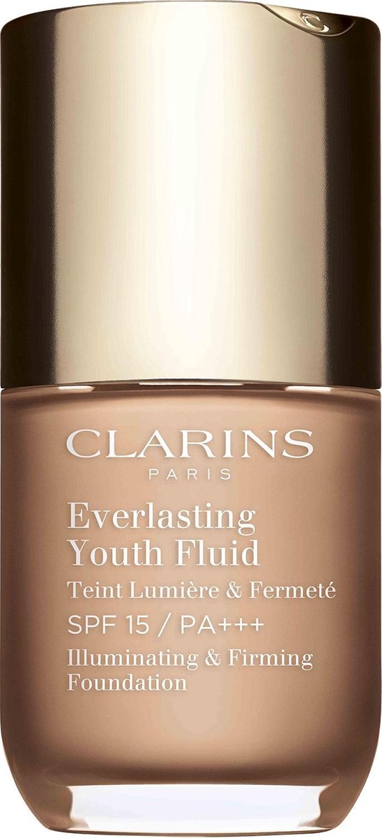 Clarins - Everlasting Youth Fluid Illuminating & Firming Foundation - Liquid Makeup 30 Ml Shade 107