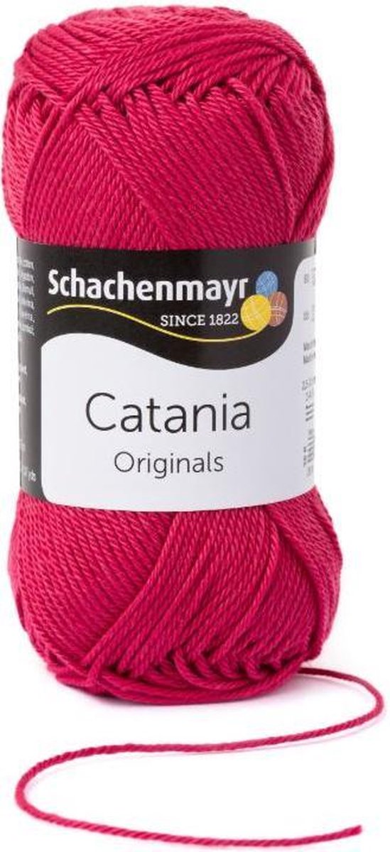 10 bollen Catania Orignals 50 g kleur 258 wijnrood