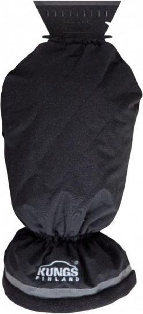 Kungs Ijskrabber Met Handschoen Zwart 34 Cm