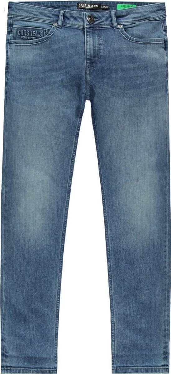 Cars Jeans Heren DOUGLAS DENIM Regular Fit STONE USED  - Maat 40/34