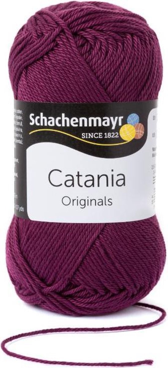 10 bollen Catania Orignals 50 g kleur 394 plum