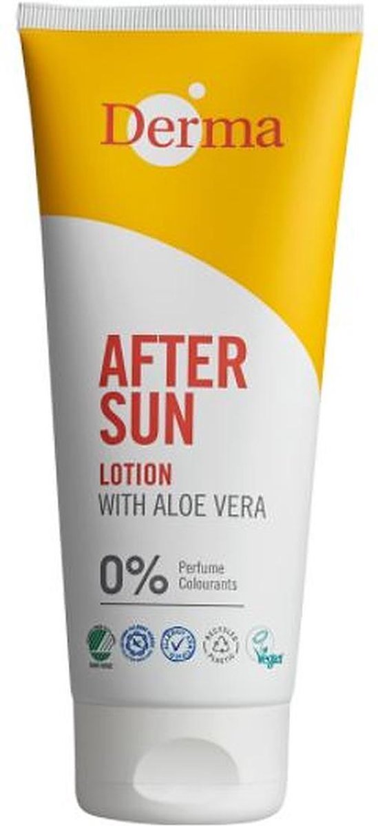 Derma sun - After sun lotion met Aloë Vera - 2 x 200 ML - Parfumvrij