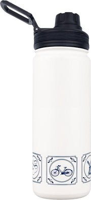 Rubytec Drinkfles Shira Cool 550 Ml Abs/rvs Wit/blauw