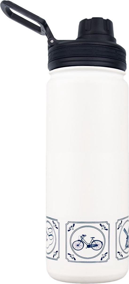 Rubytec Drinkfles Shira Cool 550 Ml Abs/rvs Wit/blauw