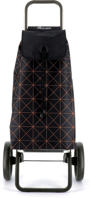 Rolser Boodschappentrolley Opvouwbaar - I-Max Star Logic Rsg - Zwart- Oranje