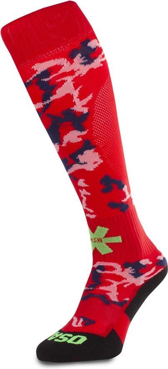 Osaka Red Camo Hockeysokken - Sokken  - rood - 28-31