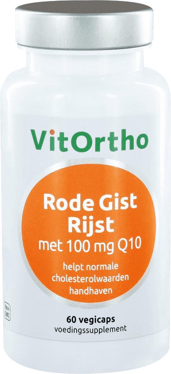 VitOrtho Rode Gist Rijst met Q10 - 60 vcaps