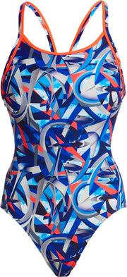 Futurismo Diamond Back One Piece