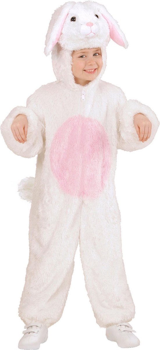 Haas & Konijn Kostuum | Jumpsuit Met Kap En Masker 98 Centimeter