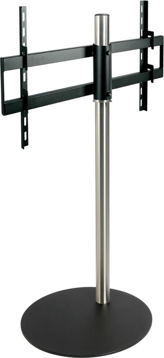 Cavus Sphere L 150cm Design Tv Vloerstandaard - Trendy Zwart Staal  & RVS - Tv meubel geschikt voor 32-65 inch tot 30 kg - VESA 600x400