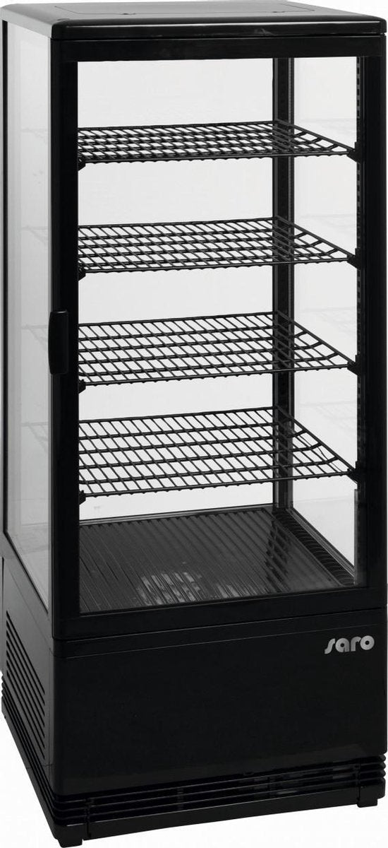 SARO 330-1013 Drankkoeler Koelvitrine  SC100 - Vrijstaand - Zwart - 42x38x111 cm - 98 liter