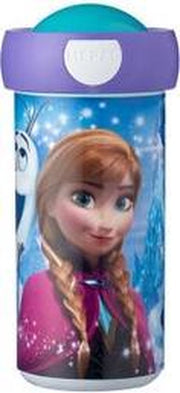 Schoolbeker - Frozen 2 - In cadeauverpakking met gekleurd lint
