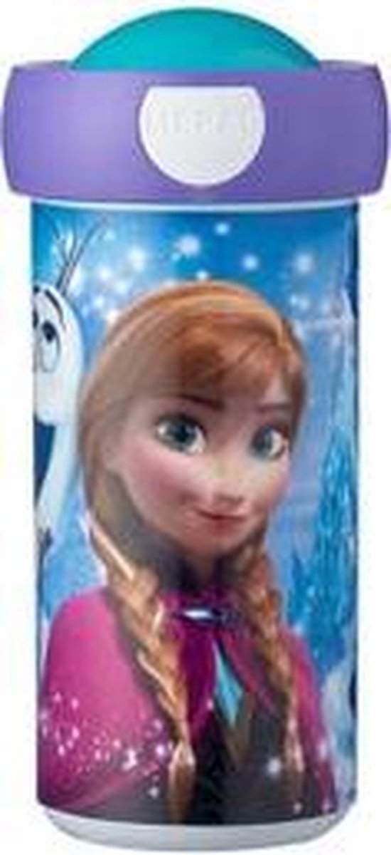 Schoolbeker - Frozen 2 - In cadeauverpakking met gekleurd lint