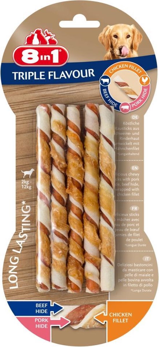 6x 8in1 Triple Flavour Sticks 10 stuks
