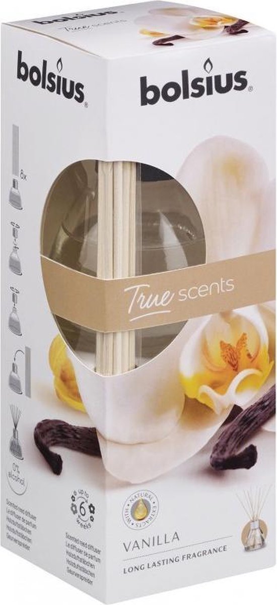 Bolsius Geurverspreider 45 ml True Scents Vanille