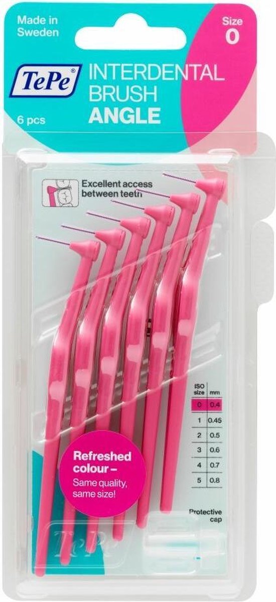TePe Angle Roze - 6 st - Rager