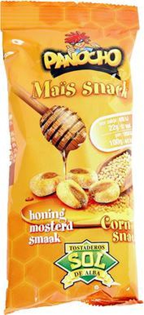 Sol de Alba - Panacho - Mais Snack - Honey Mustard - 50 x 26 gram