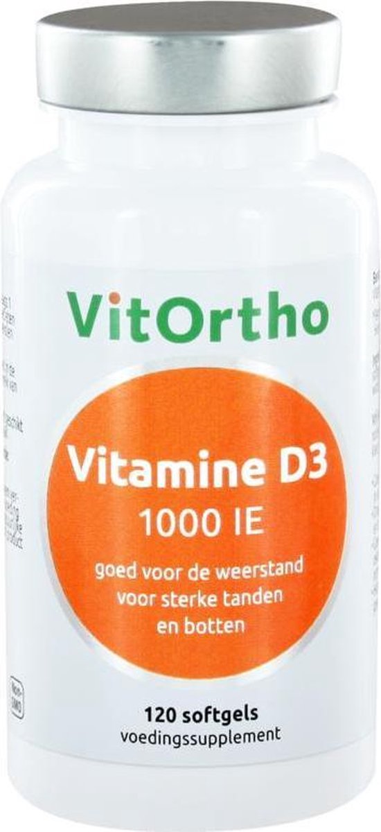 VitOrtho Vitamine D3 1000 IE - 120 softgels