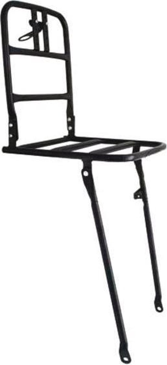 Voordrager transport aluminium 24 inch mat zwart balhoofdmontage - ZWART