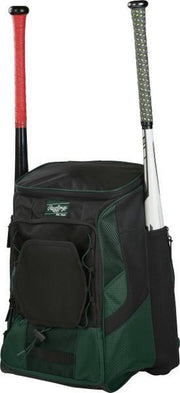 Rawlings R600 Honkbal rugzak donkergroen