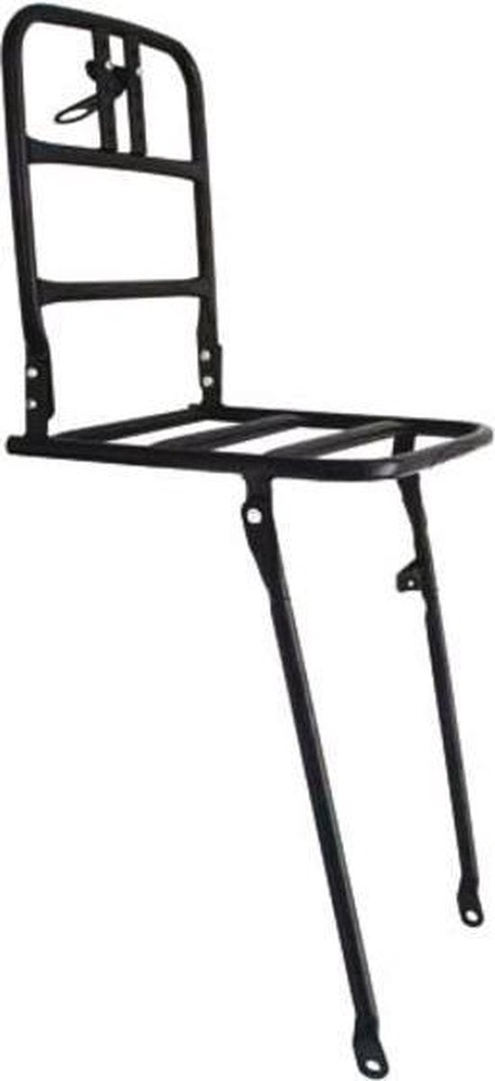 Voordrager transport aluminium 26 inch mat zwart balhoofdmontage - ZWART