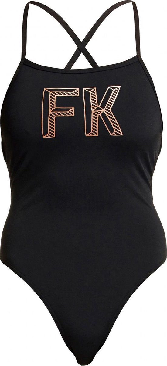 Stencilled Strapped in one piece - Dames | Funkita