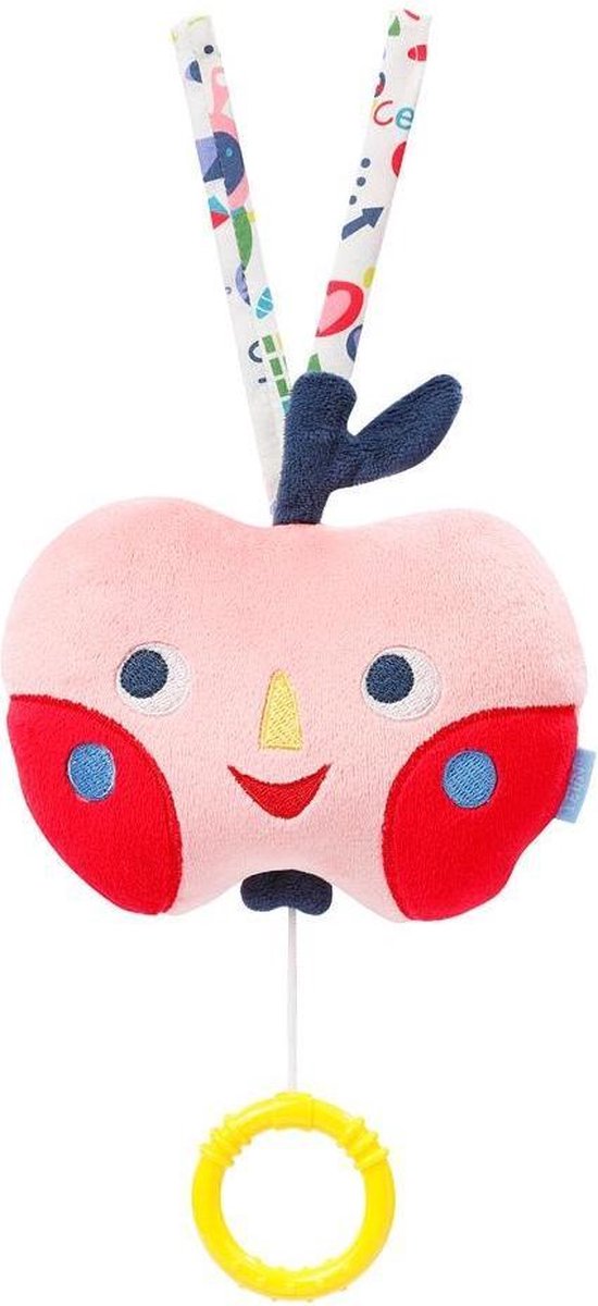 Fehn Muziekdoosje Color Friends Appel 13 Cm Pluche